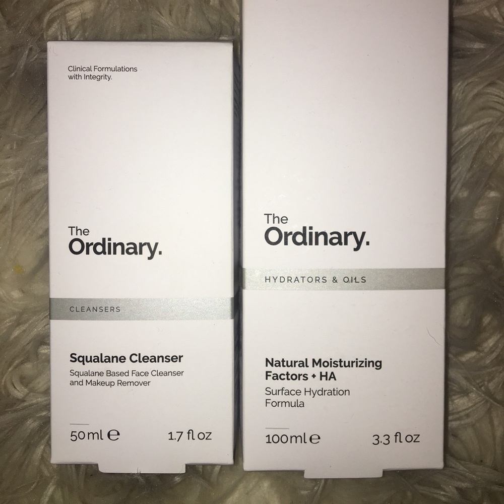 The Ordinary Cleanser & Moisturizing Factors